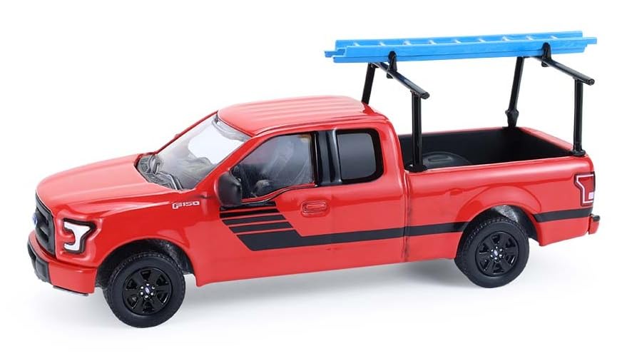 Greenlight Collectibles Escala 1:64 F-150 con Rack