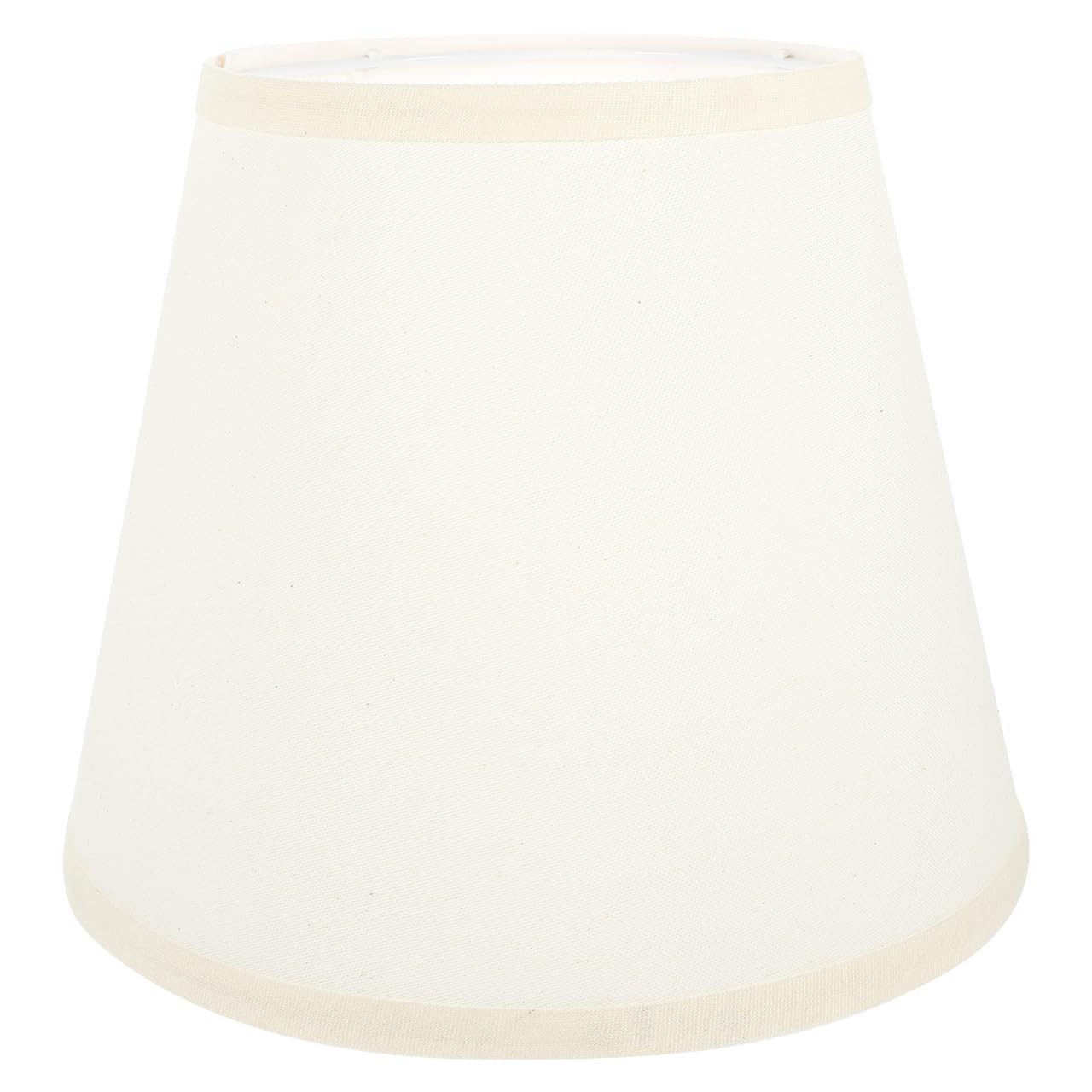 COLLBATH Pantalla de Lámpara de Mesa Moderna de Lino Beige Pantalla de Repuesto Cilíndrica para Lámpara Mesita de Noche Diseño Delicado para Dormitorio y Salón