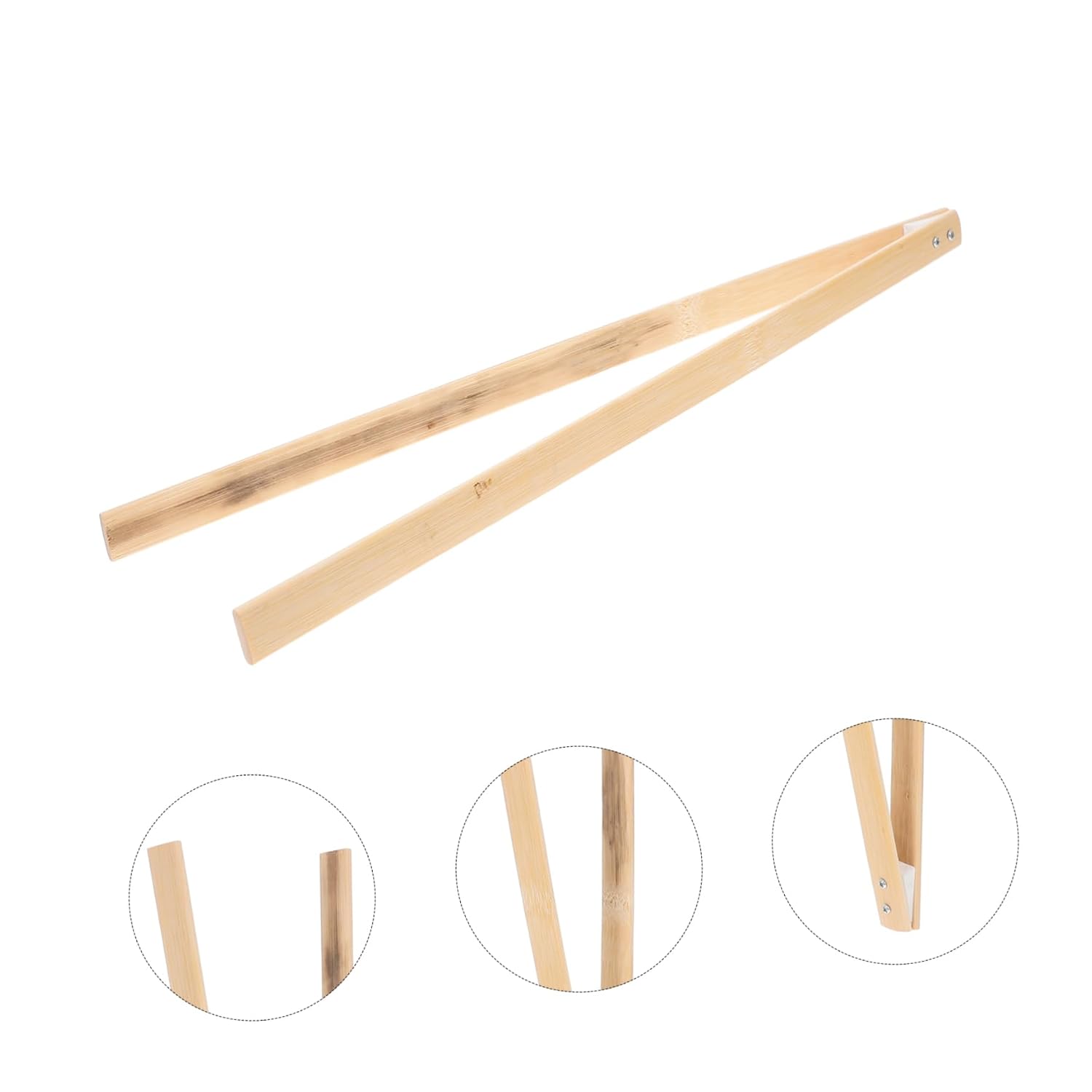 Bamboo Trash Grabber Tool Litter Picker Clip for Easy Cleanup Lightweight and Versatile Waste Collection Aid for Streets Yards and Homes
