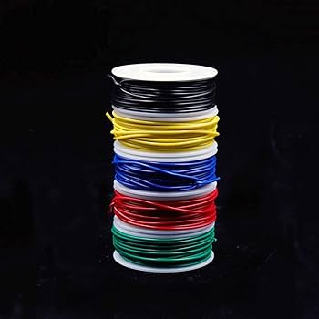 Amazon.co.jp: Treedix 24ゲージ 着色配線キット 電気ワイヤー