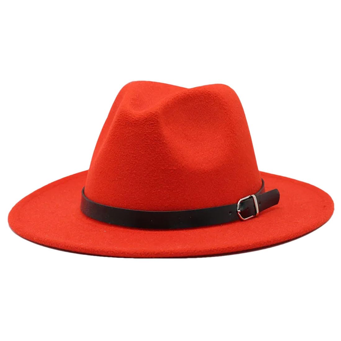 Hgvcfcv Classic British Fedora Hat Men Women Imitation Woolen Winter Felt Hats Fashion Jazz Hat