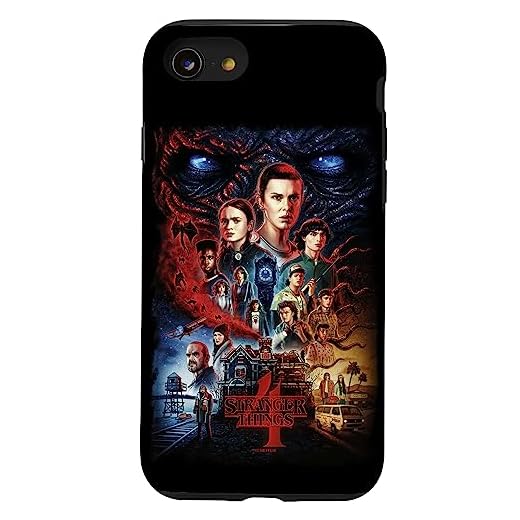 iPhone SE (2020) / 7 / 8 Stranger Things 4 Character Collage Poster Case