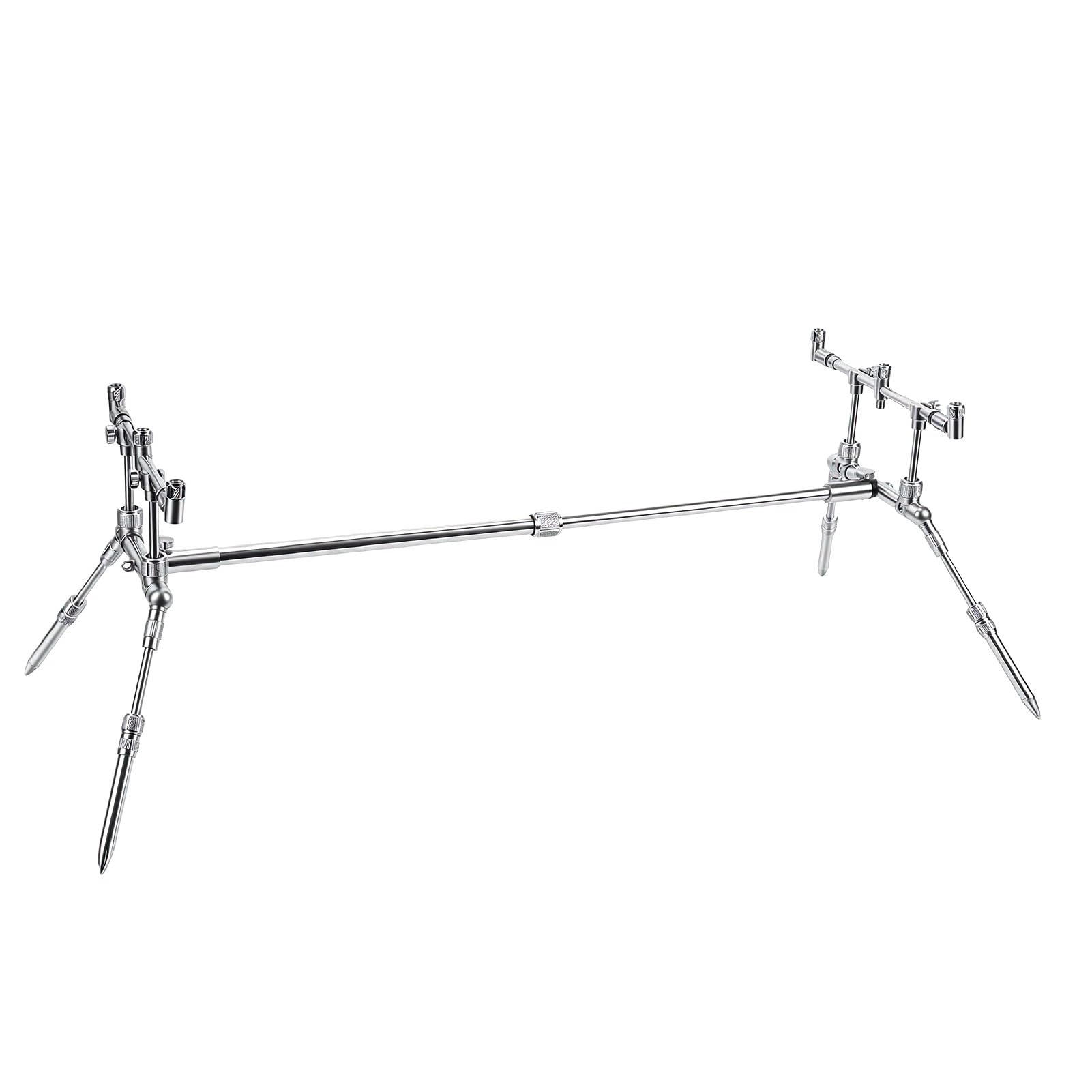 AMONIDA Porta Canna da Pesca Carpfishing, in Acciaio Inox Resistente