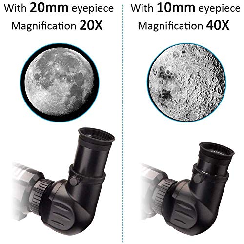 Telescopio para niños refractor portátil 70 mm para astronomía miniatura 4