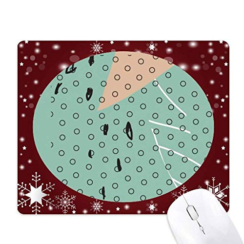Tapis de souris plantes et flocon de neige pour améliorer le confort de bureau
