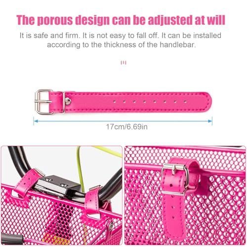 Panier de vélo pour enfants en métal robuste avec poignée pratique - 4
