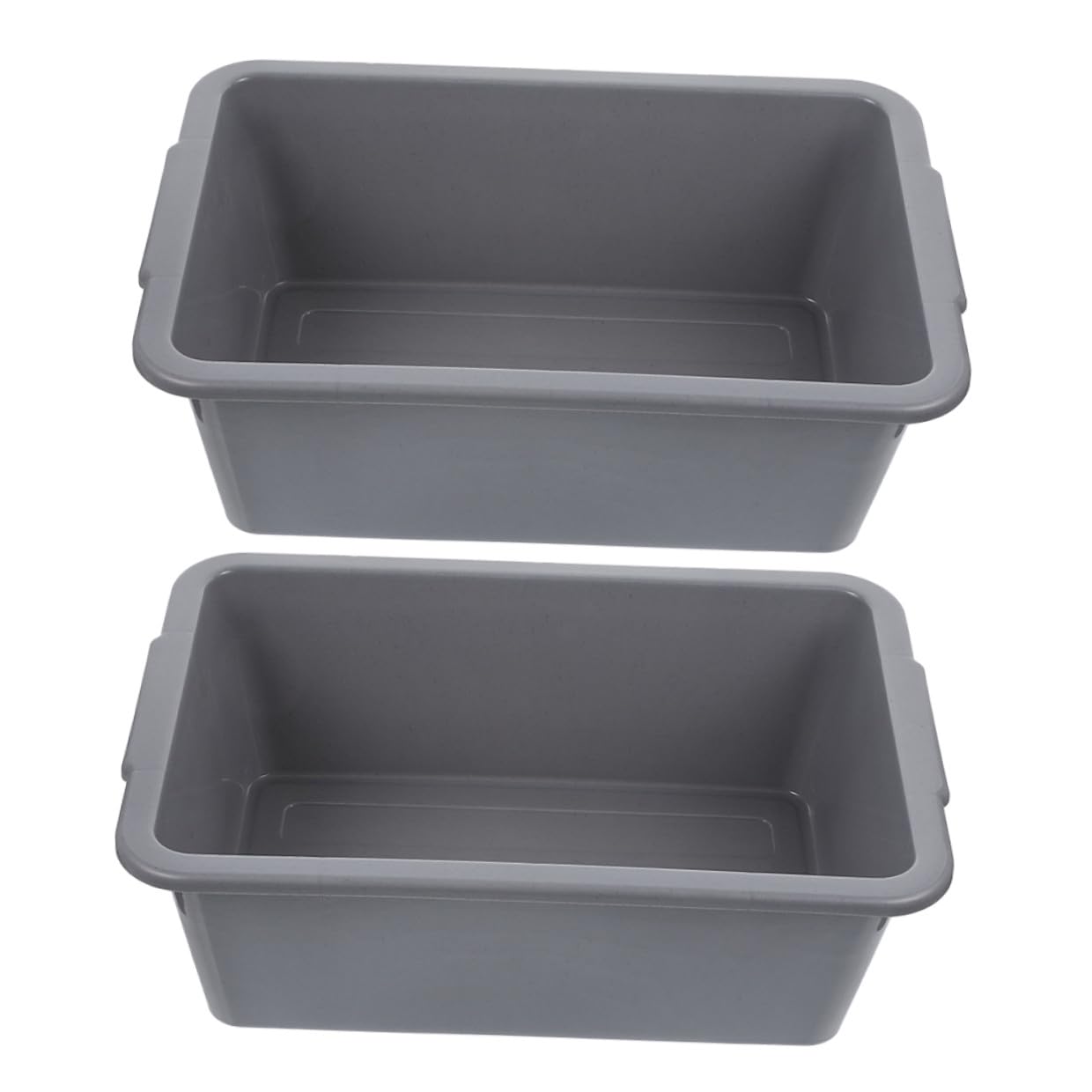 Gadpiparty Vasche Rettangolari per Classificazione Alimenti Set in Pp 2 Pezzi con Maniglia e Ammollo Piatti per per Ristoranti e Pizzerie