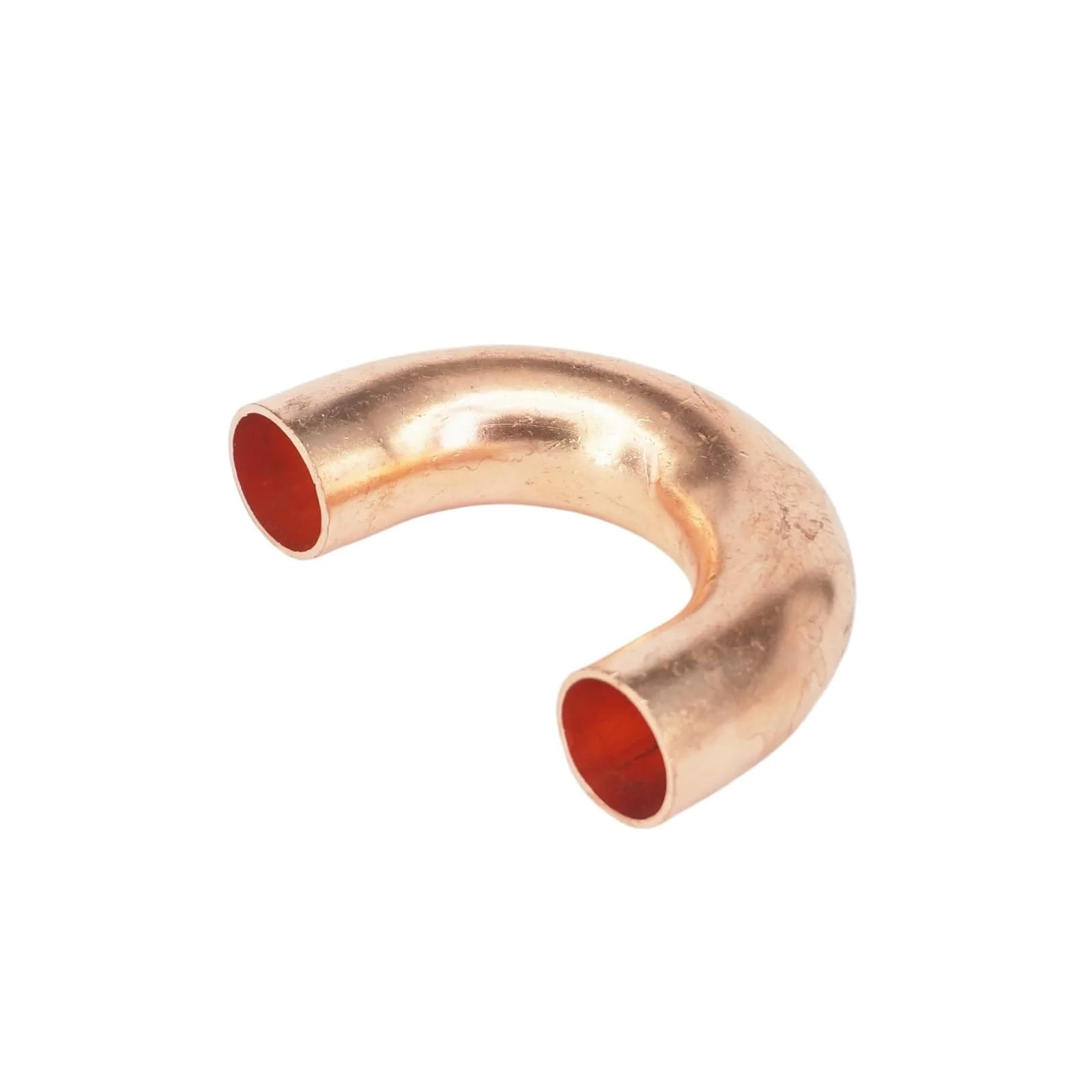 Fqhidmomx One Color 12.7X0.7x32mm 180 Degree Bend Copper Weld Pipe Fitting Plumbing For Gas Water Oil Plumbing Fittings
