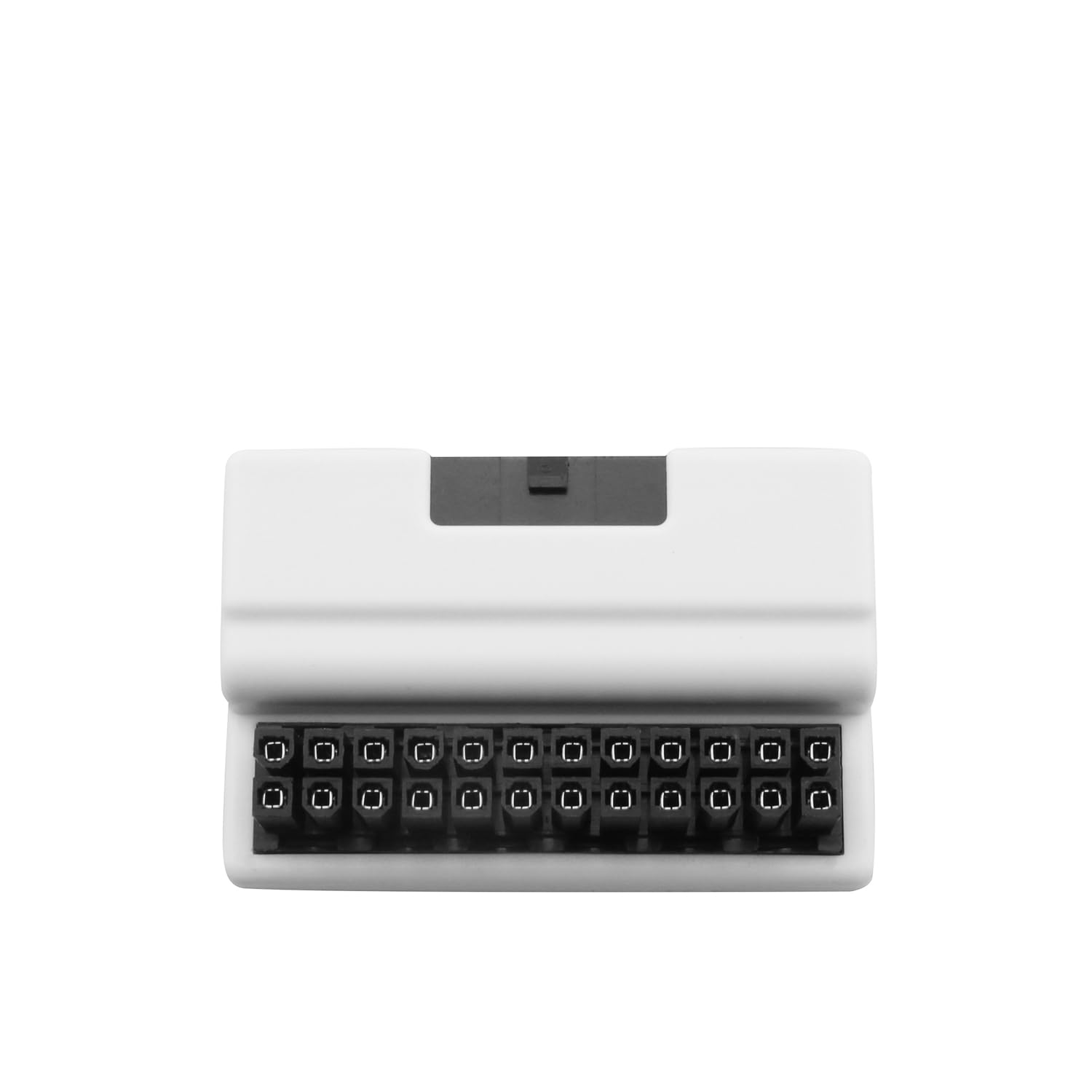 DGZZI ATX Motherboard 24-pin Power 90 Degree Bend Adapter DIY Computer Accessories 2x1.3x0.4inch Chassis Wire Beauty and Organization Suitable for Desktop Motherboard Power Supply White