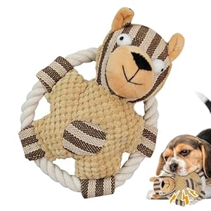 Générique Quietschendes Seilspielzeug Bär für Hunde USV1