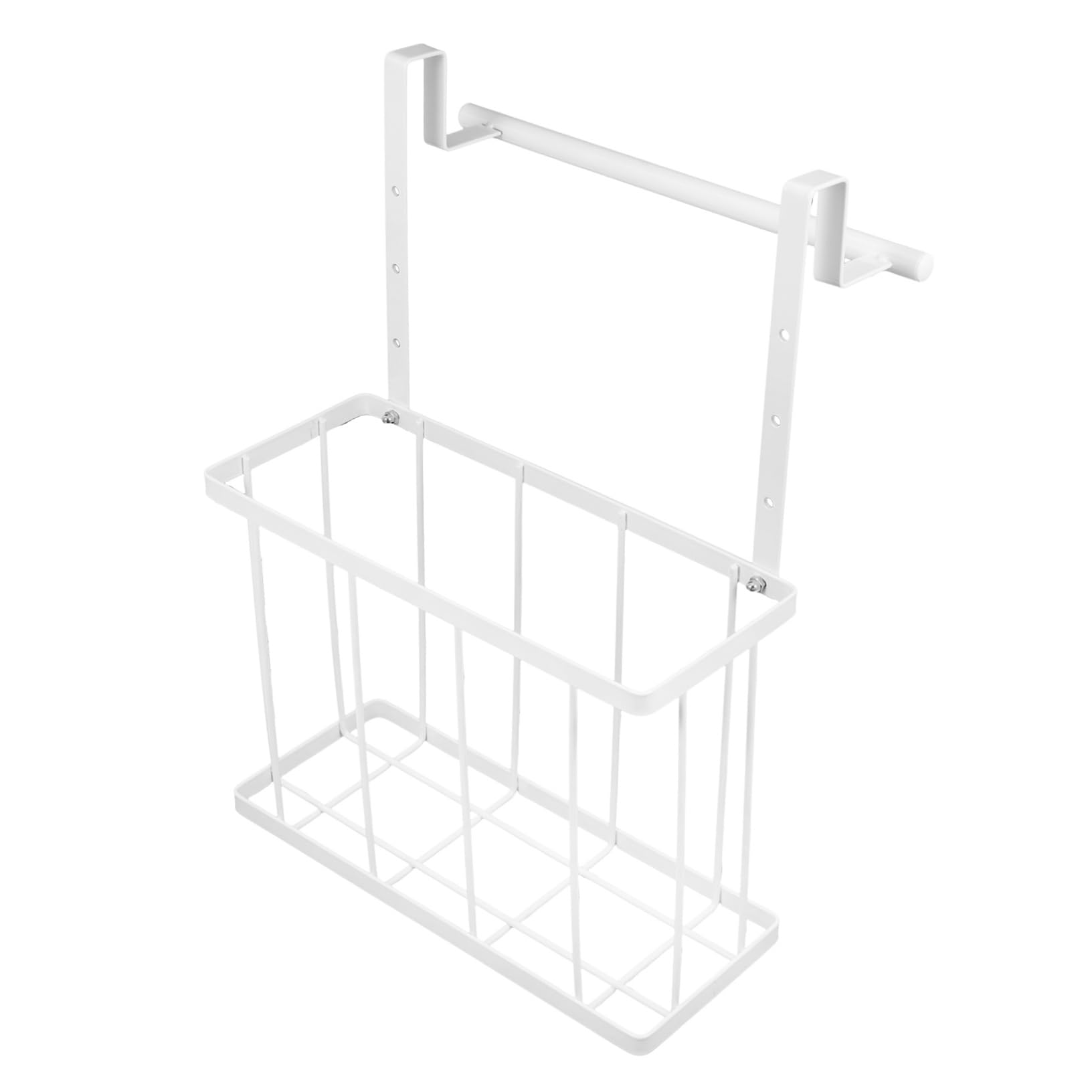 Ciieeo over The Door Pantry Storage Baskets Towel Bar Wall-mounted Organizer for Kitchen and Bathroom Hanging Cabinet Baskets for Efficient Space Utilization