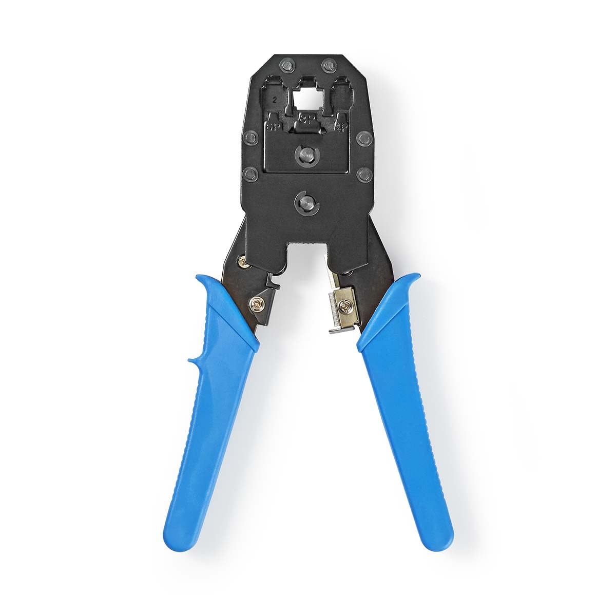 Nedis Crimping Pliers for Modular Plugs Stripping Insulation and Cable Cutting, Multi-Blade Tool Compatible with RJ45 - Image 2