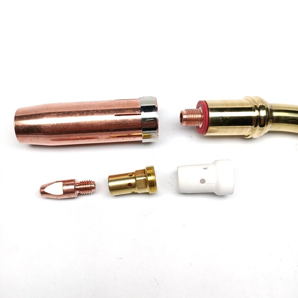 MB501D MB 501D MB501 501 Cabeza de cuello de cisne Mango Punta de boquilla Difusor de gas Pistola de soldadura MIG Soldador Antorcha refrigerada por agua