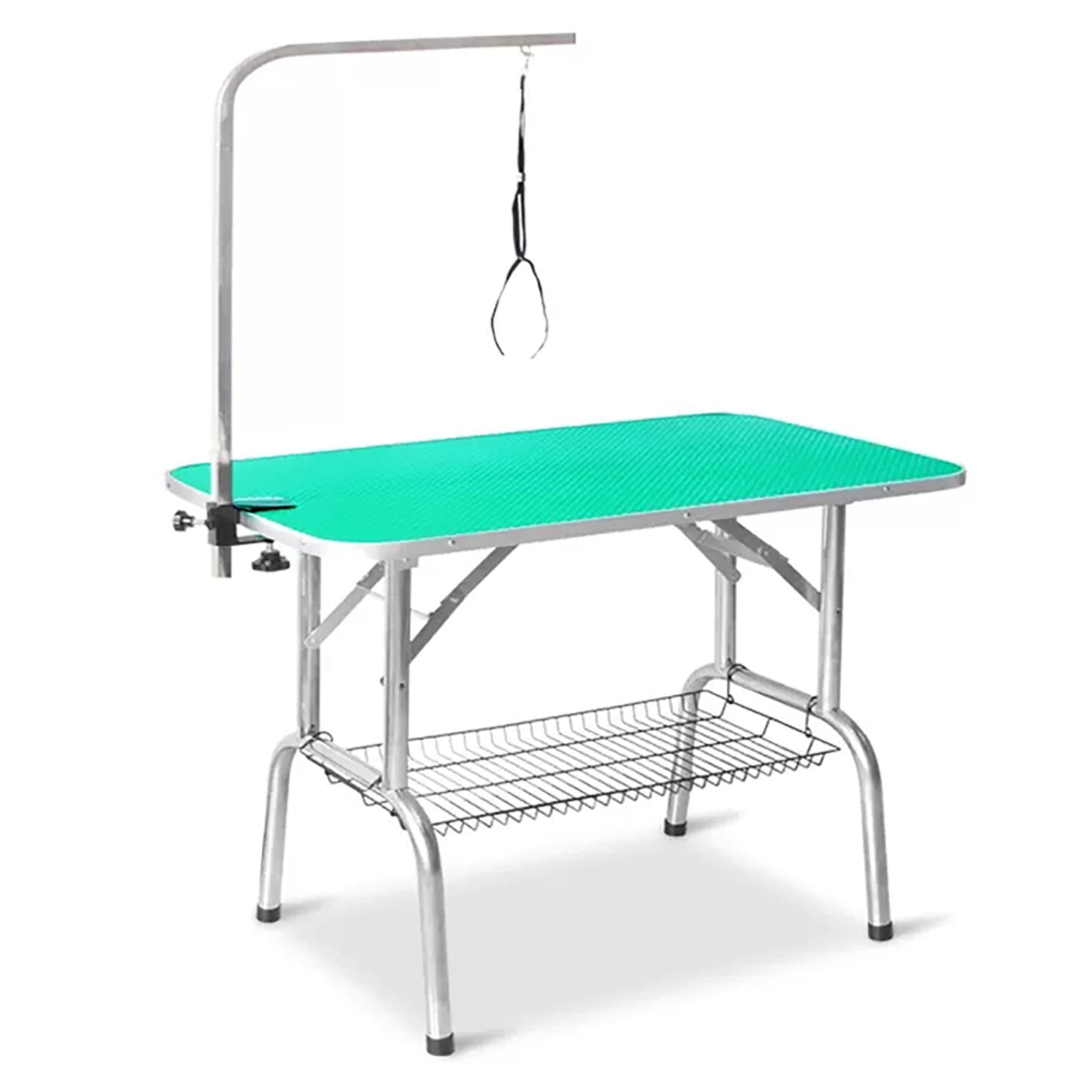 Table de toilettage pour grands chiens et chats réglable avec nœud coulant 200 kg