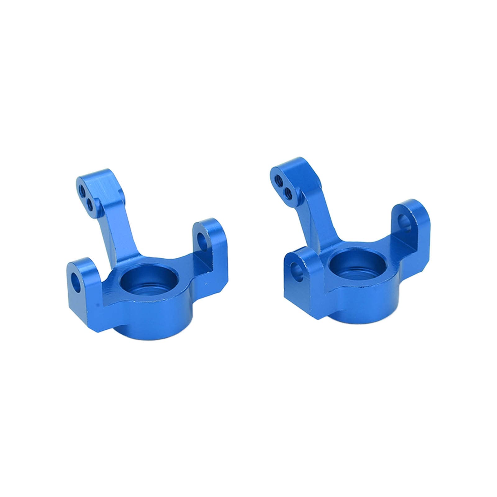 Steering Arm Hub Carrier, Easy Assembly Metal Steering Knuckle Light Weight Excellent Performance for Fo Traxxas LaTrax Teton 76054-1 1/18 RC Car(blue)