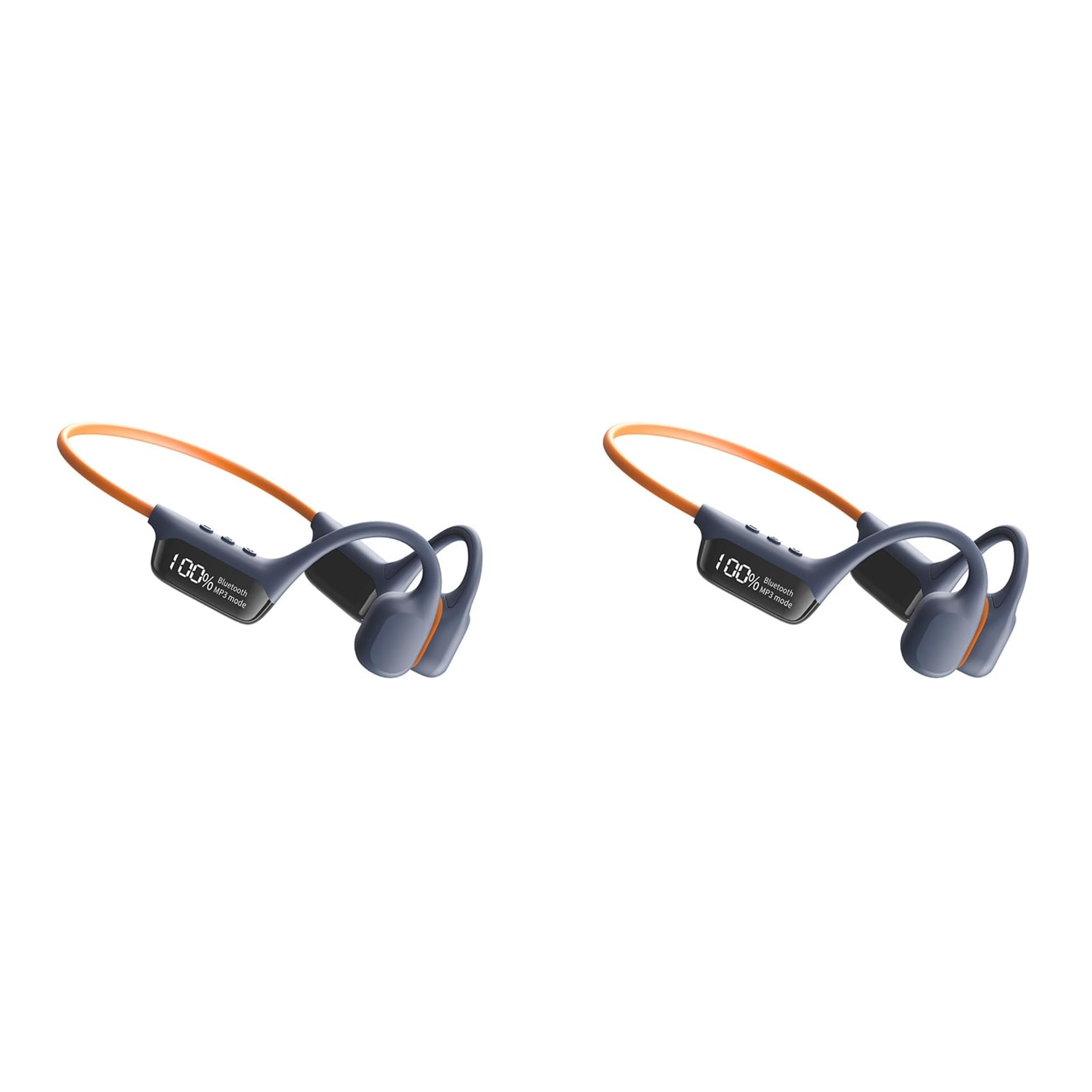 2X 32GB Cuffie Bluetooth A Conduzione Ossea IPX8 Impermeabili Cuffie da Nuoto Cuffie Stereo Wireless per Musica