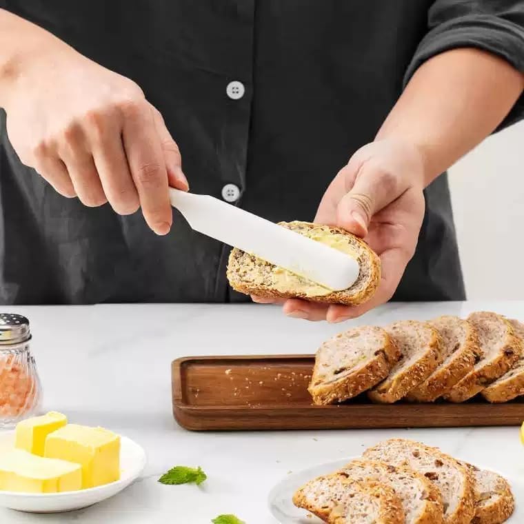 Miniatura 10 de Juego de 6 espátulas de silicona, espátulas de goma de grado alimenticio con agarre ergonómico, espátulas de goma resistentes al calor, juego de