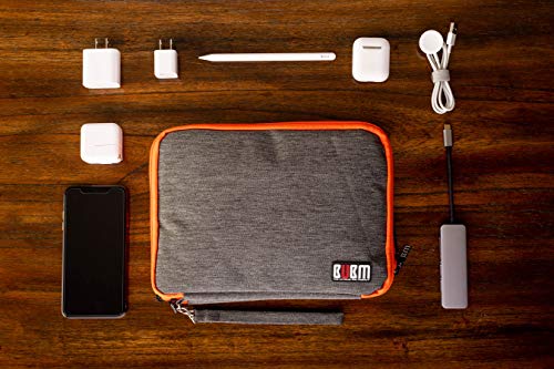 Organizador electrónico tres capas para cables unidades de descarga y tabletas 7