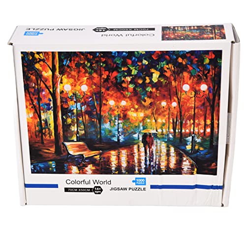 Les-Theresa Jigsaw Puzzle, 1000 Pezzi di Divertente Puzzle Potente Walking in The Rain Puzzle Regalo, Adatto per la Decorazione di Natale.