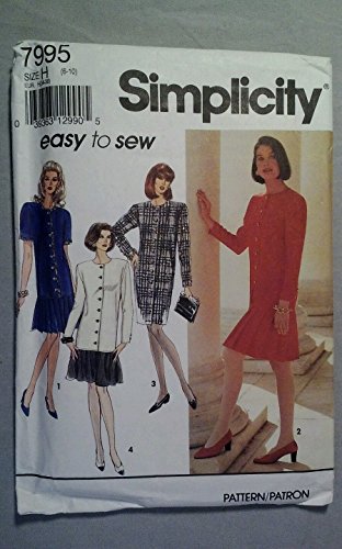 Patron Simplicity 7995 ajuster une robe plissée sur mesure taille 34 à 38 - 2