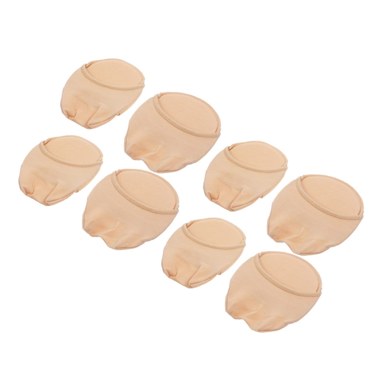 GLEAVI 3er-sets Vorfußsocken Damen Halbsocken Zehensocken Für High Heels Nahtlos Und Atmungsaktiv 4 Paar * 3