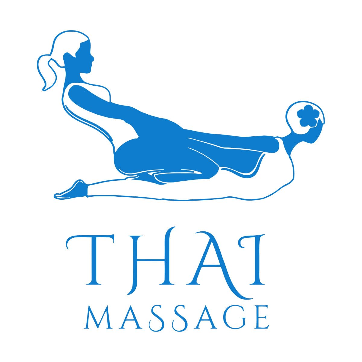 Thai Massage Wall Stickers Spa Salon Therapy Health Vinyl Wall Decal Home Decoration Woman Bedroom Beauty Store Art Murals Large - 57x59cm โ image 1
