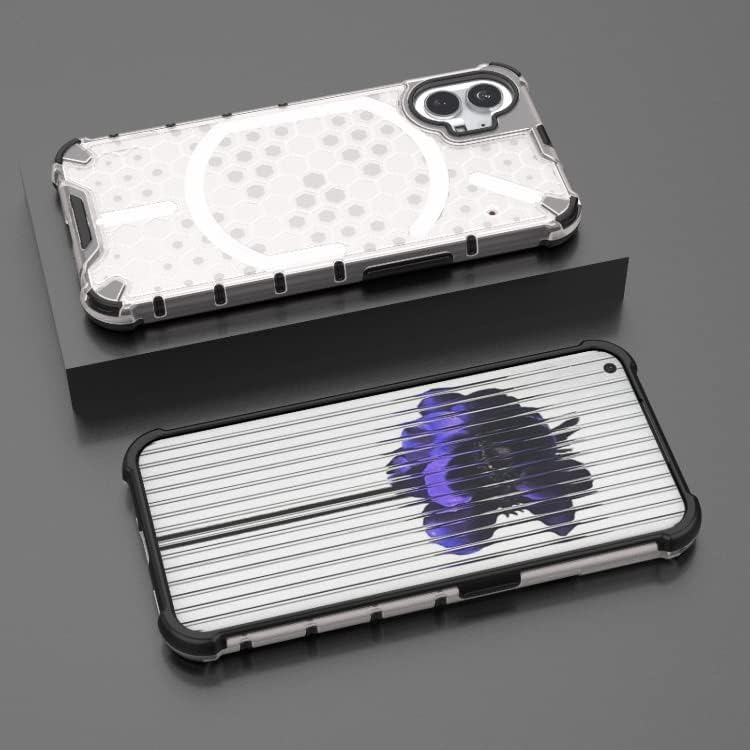 Image of Hard PC Back Case Cover for Nothing Phone 1 /Nothing 1 Anti Slip Ultra Thin Shockproof Reinforced Corners (Transparent)