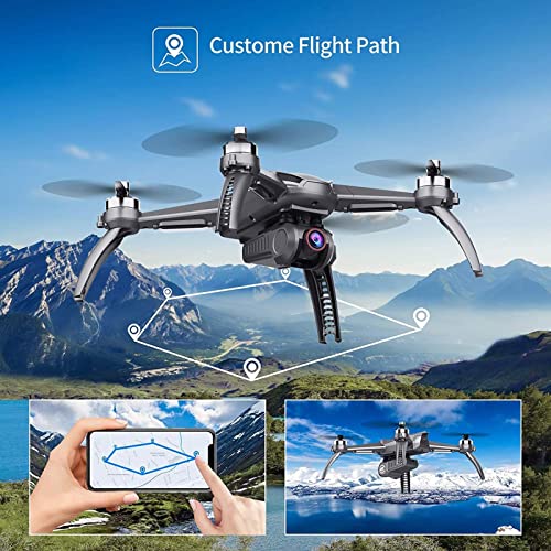 GPS Drohnen mit 4K UHD Kamera für Kinderanfänger, 2 Batterien mit 46 Minuten Flugzeit, bürstenloser Motor, 5 GHz FPV… – Bild 7