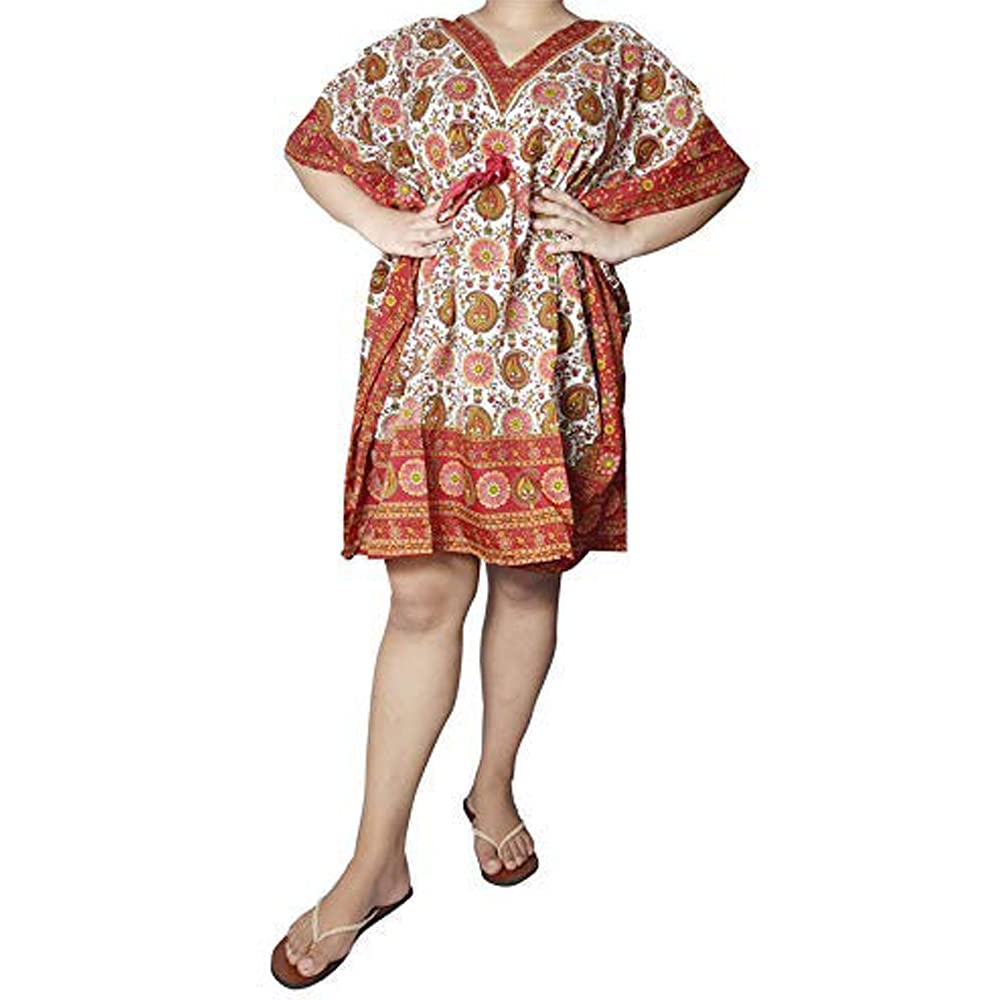 Ukal Krótka koszula nocna kimono dla kobiet, kaftan, dekolt w serek, na lato, moda plażowa, kostium kąpielowy