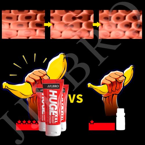 JJLBRO Huge XXL Gel for Men – Stronger Cream for Growth for Enlargement & Pleasure