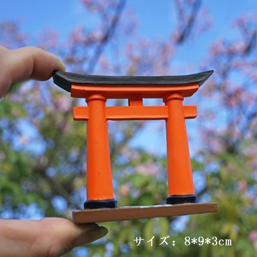 お社　手作り Amazon｜神棚用鳥居 小型 神棚用 神饌 神具 朱塗り かわいい手作りとり