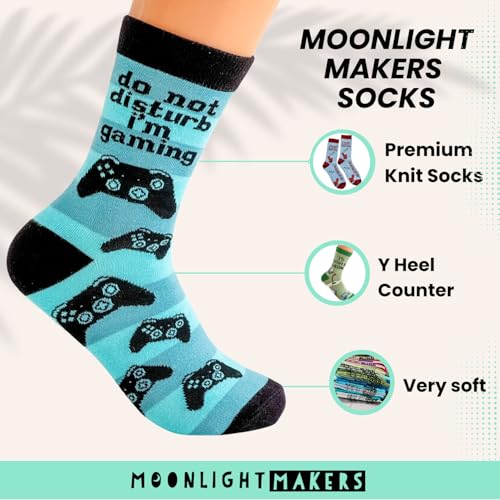 Moonlight Makers Funny Colored Socks, Novelty Socks, Stocking Stuffer, Unisex Socks4