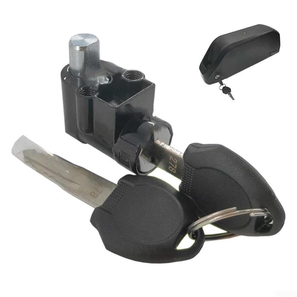 Oniissy per Polly Electric Bicycle Battery Case Lock con per accensione On/Off Key 19mm, serratura per batteria elettrica per bicicletta, per la sicurezza di E-Bike