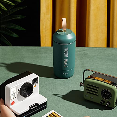 Elektrische Yoghurt Machine Draagbare Yoghurt Maker Mini Yoghurt Maker Keuken Reizen voor Outdoor (Groen) - Image 6