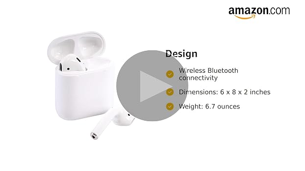 Amazon.com: Apple MMEF2AM/A AirPods Wireless Bluetooth