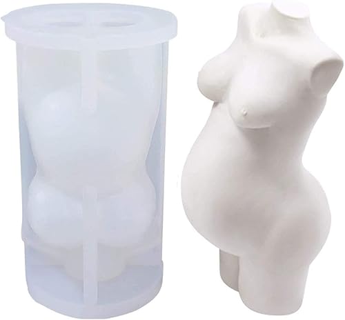 Molde de silicona para cuerpo humano, moldes de velas de resina, molde 3D casero para hacer jabón, velas, chocolate, yeso, cangrejos artísticos