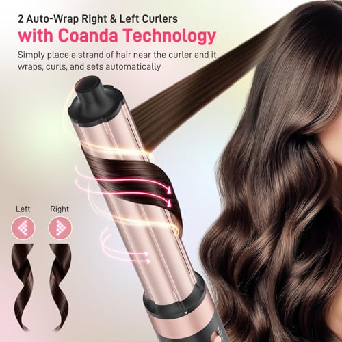 MESCOMB 5-in-1 Dual Voltage Hot Air Styler with Auto-Curling Barrels — view 5