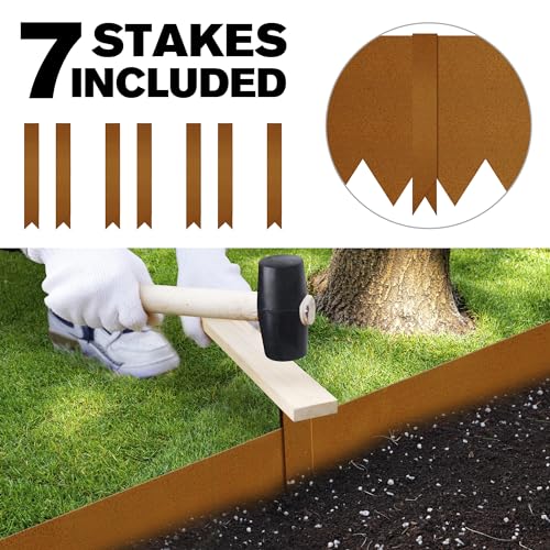 Kol K649-KOL Corten Steel Pre-Rusted Garden Lawn Edging thumb #6