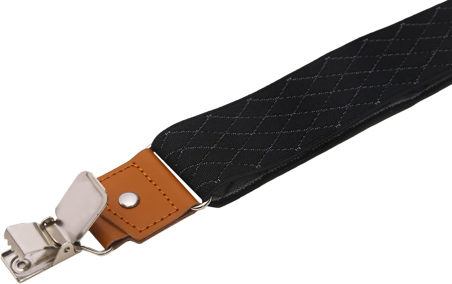 Suspenders for Men Y Back Adjustable Elastic with Strong Clips 47 Inches - Image 4