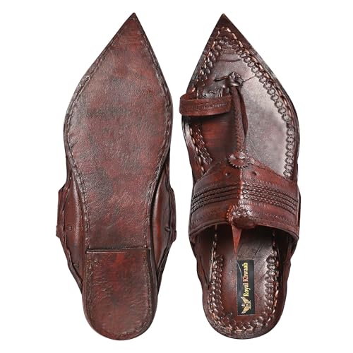 Image of Kolhapuri Chappal for Men|Kolhapuri Slippers for Men|Kolhapuri Shoes for Men|Leather Slippers for Men|Wedding Slippers for Men-B1