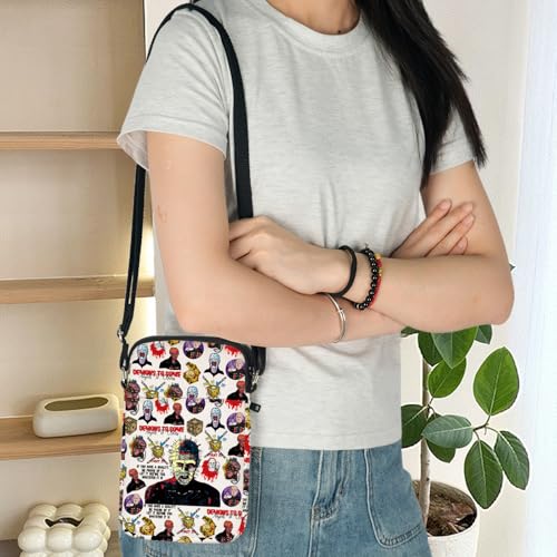 KEYCHIN Pinhead Fans Crossbody Bag Pinhead Movie Gifts Demons To Some Angels To Others Pinhead Shoulder Bag Pinhead Merch 5