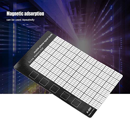 VBESTLIFE Magnetic Screw Pad, Portable Universal Magnetic Screw Pad Memory Mat for Phone Repair Tools, default - Image 3