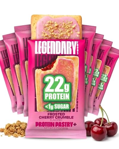 Legendary Foods High Protein Pastry Cherry Low Carb/Low Sugar Snack