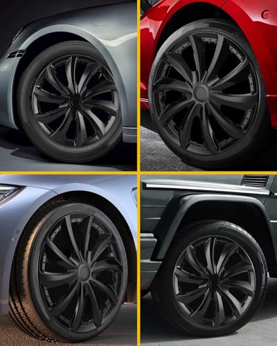 Image of ABX Hubcaps,15 inch hubcaps Set of 4, Wheel Rim Cover ABS Material, Snap On Car Truck SUV Replacement, for Toyota Camry Nissan Mazda etc