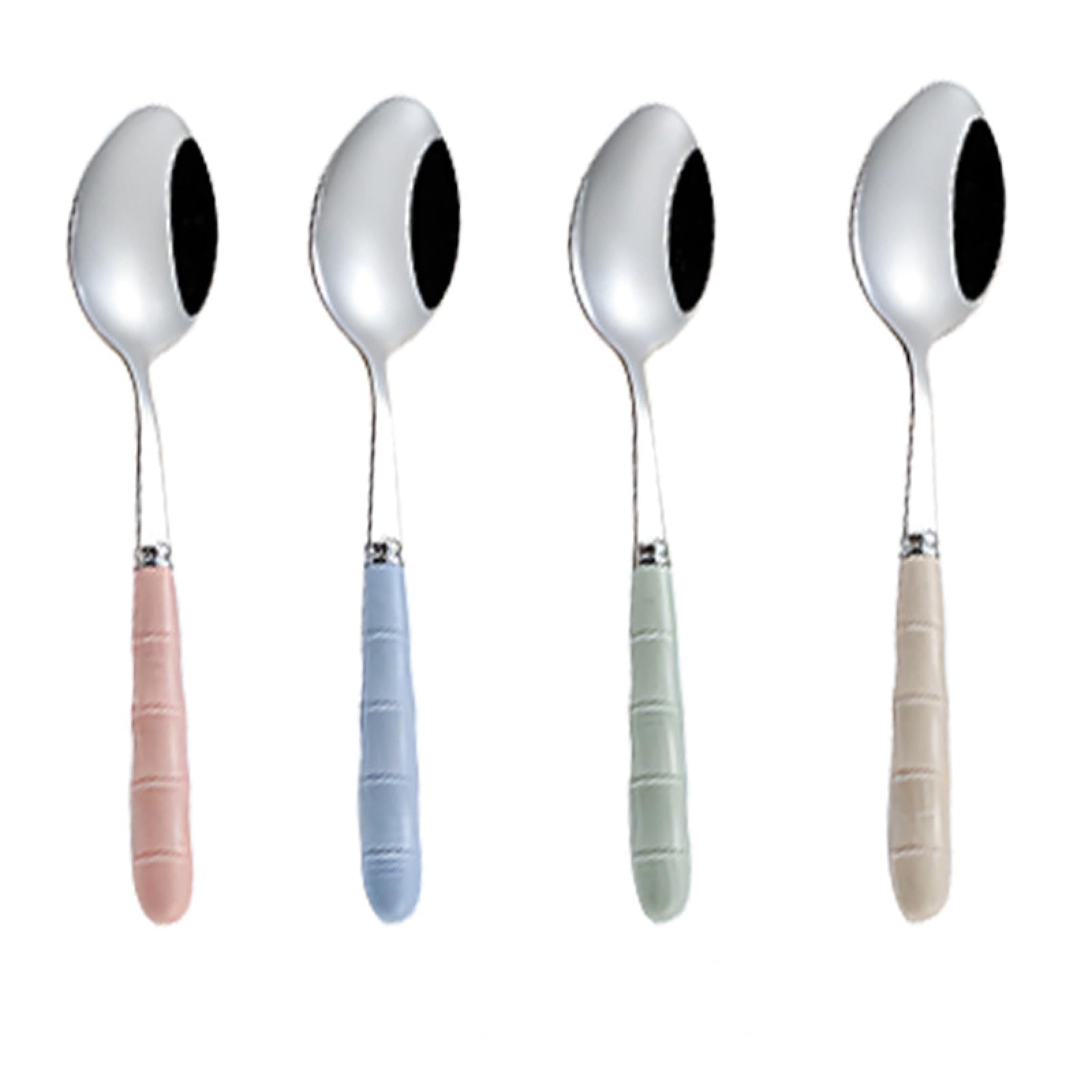 Stainless steel portable cutlery set, wheat straw chopsticks, spoons, forks, student cafeteria, outdoor travel three-piece set