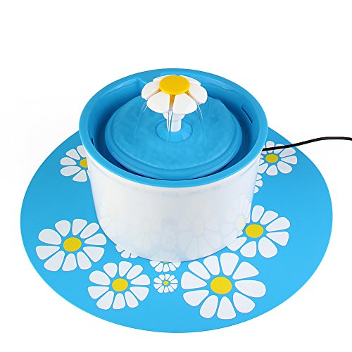 Fuente de Agua Automática para Mascotas 1.6L Azul miniatura 2
