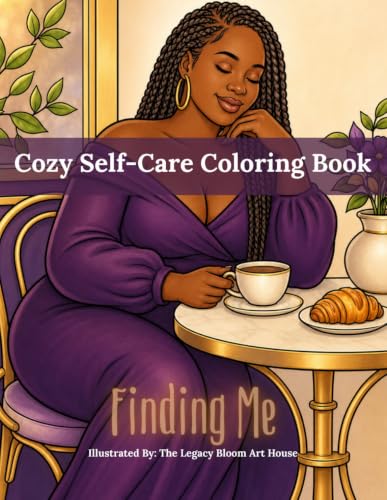 Finding Me: A Self-Care Coloring Book for Black Women Embracing Healing, Confidence, Cozy Moments & New Beginnings image 2