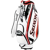 ダンロップ(DUNLOP) スリクソン キャディバッグ メンズ 軽量スタンダードモデル ホワイト 9.5型 GGC-S166 ゴルフバック