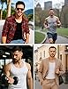 ALPIDEX 5 Pack Men's Undershirt 100% Cotton Sleeveless T-Shirt Singlet Undershirts Classic Sports Vests Tank Top Men, Size:4XL, Colour:Black/White/Grey #1