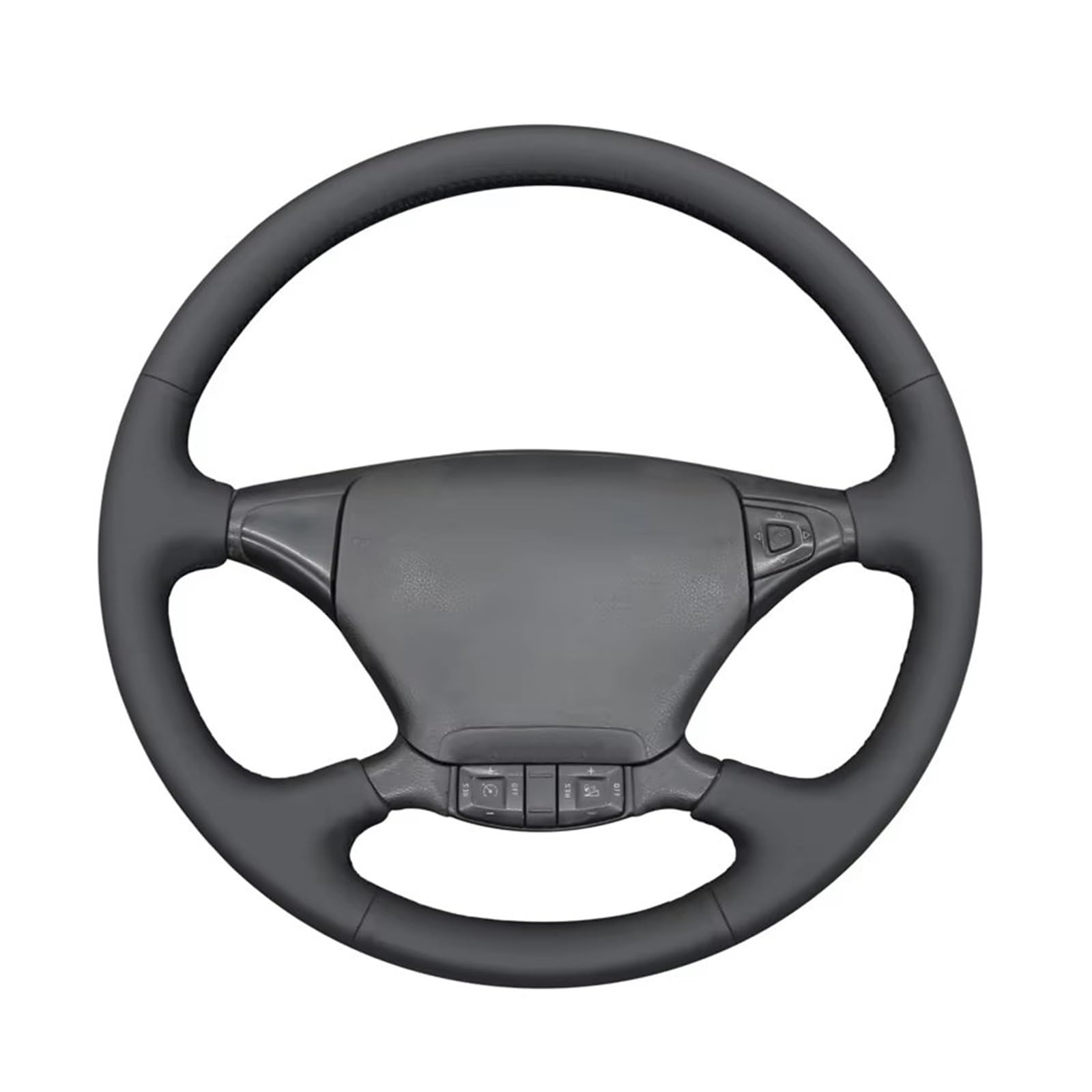 Copri Sterzo Traspirante Per Scania PGRT Serie 2004-2015 Coprivolante Per Auto Nero Copri Volante(Nero)